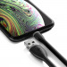 Satechi Flexible Lightning USB Cable - гъвкав USB кабел за iPhone, iPad и iPod с Lightning (черен) (15 см) 2