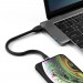 Satechi Flexible Lightning USB Cable - гъвкав USB кабел за iPhone, iPad и iPod с Lightning (черен) (25 см) 6