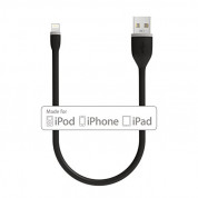Satechi Flexible Lightning USB Cable - гъвкав USB кабел за iPhone, iPad и iPod с Lightning (черен) (25 см) 1