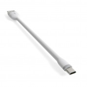 Satechi Flexible Micro USB Cable - гъвкав USB кабел за всички устройства с MicroUSB (15 см.) (бял) 2
