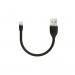 Satechi Flexible Micro USB Cable - гъвкав USB кабел за всички устройства с MicroUSB (15 см.) (черен) 1