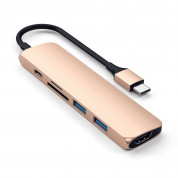 Satechi USB-C Multiport Adapter V2 (gold) 1