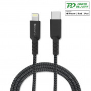 4smarts MFI RAPIDCord PD USB-C to Lightning Cable for Fast Charging iPhone 8/8 Plus/X and iPad (black)