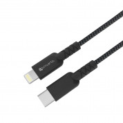 4smarts MFI RAPIDCord PD USB-C to Lightning Cable 1m. - USB-C кабел към Lightning за Apple устройства (черен) 1