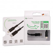4smarts MFI RAPIDCord PD USB-C to Lightning Cable 1m. - USB-C кабел към Lightning за Apple устройства (черен) 3