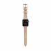 Nomad Strap Modern Slim Leather - кожена (естествена кожа) каишка за Apple Watch 38мм, 40мм (свeтлокафяв-златист) 3