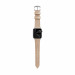 Nomad Strap Modern Slim Leather - кожена (естествена кожа) каишка за Apple Watch 38мм, 40мм (свeтлокафяв-сребрист) 2
