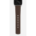 Nomad Strap Modern Leather - кожена (естествена кожа) каишка за Apple Watch 38мм, 40мм, 41мм (кафяв-сребрист) 7