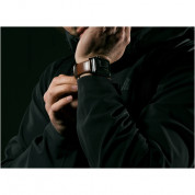 Nomad Strap Modern Leather - кожена (естествена кожа) каишка за Apple Watch 38мм, 40мм, 41мм (кафяв-черен) 9