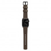Nomad Strap Modern Leather Brown Connector Black 38, 40 and 41 mm  1