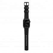 Nomad Strap Modern Leather - кожена (естествена кожа) каишка за Apple Watch 42мм, 44мм, 45мм (черен) 2