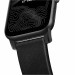 Nomad Strap Modern Leather - кожена (естествена кожа) каишка за Apple Watch 42мм, 44мм, 45мм (черен) 5