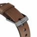 Nomad Strap Modern Leather - кожена (естествена кожа) каишка за Apple Watch 42мм, 44мм, 45мм, Ultra 49мм (кафяв-черен) 6