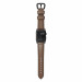 Nomad Strap Traditional Leather - кожена (естествена кожа) каишка за Apple Watch 42мм, 44мм, 45мм, Ultra 49мм (кафяв-черен) 3