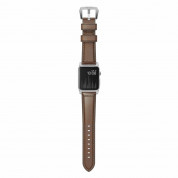Nomad Strap Traditional Leather Brown Connector Silver 42, 44, 45mm, Ultra 49mm 3