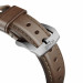 Nomad Strap Traditional Leather - кожена (естествена кожа) каишка за Apple Watch 42мм, 44мм, 45мм, Ultra 49мм  (кафяв-сребрист) 6