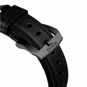 Nomad Strap Traditional Leather - кожена (естествена кожа) каишка за Apple Watch 42мм, 44мм, 45мм (черен) 4