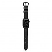 Nomad Strap Traditional Leather - кожена (естествена кожа) каишка за Apple Watch 42мм, 44мм, 45мм, Ultra 49мм (черен) 1