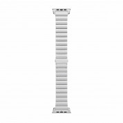 Nomad Strap Titanium Band - титаниева каишка за Apple Watch 42мм, 44мм, 45мм (сребрист) 1