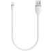 Satechi Flexible Lightning USB Cable - гъвкав USB кабел за iPhone, iPad и iPod с Lightning (бял) (25 см) 1