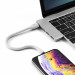 Satechi Flexible Lightning USB Cable - гъвкав USB кабел за iPhone, iPad и iPod с Lightning (бял) (25 см) 6