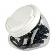 4smarts Basic POS Jar with 20 pcs. USB-C Cable (black)