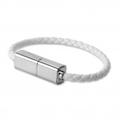4smarts USB-C Charging Wristband for devices wtih USB-C standard (white) (size S)