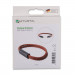 4smarts USB-C Charging Wristband - кабел тип гривна за устройства с USB-C (кафяв) (размер L) 4