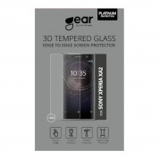 GEAR 3D Edge to Edge Tempered Glass  - калено стъклено защитно покритие с извити ръбове за целия дисплея на Sony Xperia XA2 (прозрачен)