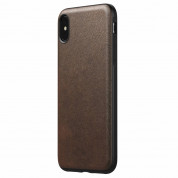 Nomad Leather Rugged Case - кожен (естествена кожа) кейс за iPhone XS Max (кафяв) 2