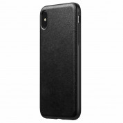 Nomad Leather Rugged Case - кожен (естествена кожа) кейс за iPhone XS Max (черен) 2