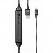 Nomad Battery Cable - здрав кевларен кабел с външна батерия 2800 mAh за устройства с Lightning порт (черен) (150 см) 2