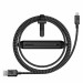 Nomad Battery Cable - здрав кевларен кабел с външна батерия 2800 mAh за устройства с Lightning порт (черен) (150 см) 1