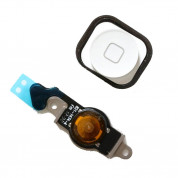 OEM Home Button Key Cable - резервен лентов кабел за Home бутона с бутона за iPhone 5 (бял)