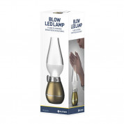Platinet Desk Lamp - настолна LED лампа, с дизайн на стара газова лампа (златист) 4