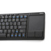 Omega Wireless Keyboard & TouchPad for Smart TV - безжична клавиатура с тъчпад за компютри, мобилни устройства и умни телевизори с блутут (SK) (черен) 4