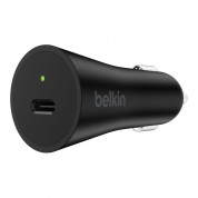 Belkin 27W USB-C Power Delivery Car Charger - зарядно за кола с USB-C изход за зареждане на мобилни устройства с USB-C (черен)