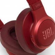 JBL Live 500BT - безжични Bluetooth слушалки с гласово управление за мобилни устройства (червен)  1