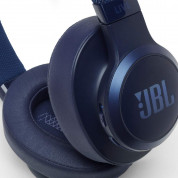 JBL Live 500BT - безжични Bluetooth слушалки с гласово управление за мобилни устройства (син)  2