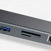 Baseus Enjoyment Series USB-C Notebook Hub v2 (CATSX-G0G) - мултифункционален хъб за свързване на допълнителна периферия за Macbook и USB-C устройства (сив) 5