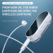 Baseus BA02 Wireless Bluetooth Adapter - безжичен блутут рисийвър аудио адаптер за слушалки (черен) 5