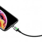 Baseus Zinc Magnetic Cable - кабел с магнитен конектор за Apple продукти с Lightning (100 см) (черен) 2