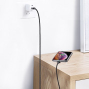 Baseus Zinc Magnetic Cable - кабел с магнитен конектор за Apple продукти с Lightning (100 см) (черен) 3