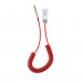 Baseus USB Wireless Adapter Cable BA01 - безжичен USB към 3.5 мм кабел с блутут функционалност (червен) 1