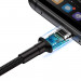Baseus Cafule Quick Charge USB-C Cable (CATKLF-PG1) - кабел с въжена оплетка и бързо зареждане за устройства с USB-C порт (100 см) (черен) 5