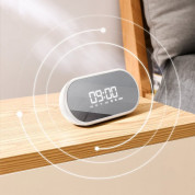 Baseus Encok Wireless Speaker E09 - безжичен Bluetooth спийкър с функции будилник, FM радио и LED дисплей за мобилни устройства (черен) 12