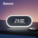 Baseus Encok Wireless Speaker E09 - безжичен Bluetooth спийкър с функции будилник, FM радио и LED дисплей за мобилни устройства (черен) 6