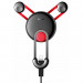 Baseus YY Car Mount Holder - поставка за радиатора на кола за смартфони с дисплеи до 6.5 инча и Lightning кабел (100 см) (червена) 3