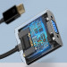 Baseus HDMI 1080P to VGA HD Converter - HDMI към VGA адаптер с 3.5 аудио изход и microUSB вход (черен) 7