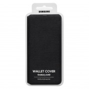 Samsung Flip Wallet Cover EF-WA405PBEGWW - оригинален кожен кейс за Samsung Galaxy A40 (черен) 4